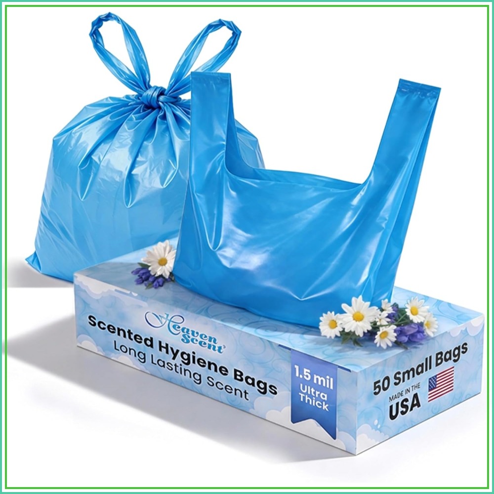 Baby Products Hygiene - Ultra-Thick Hygiene Bags 1.5MIL Discreet Waste
