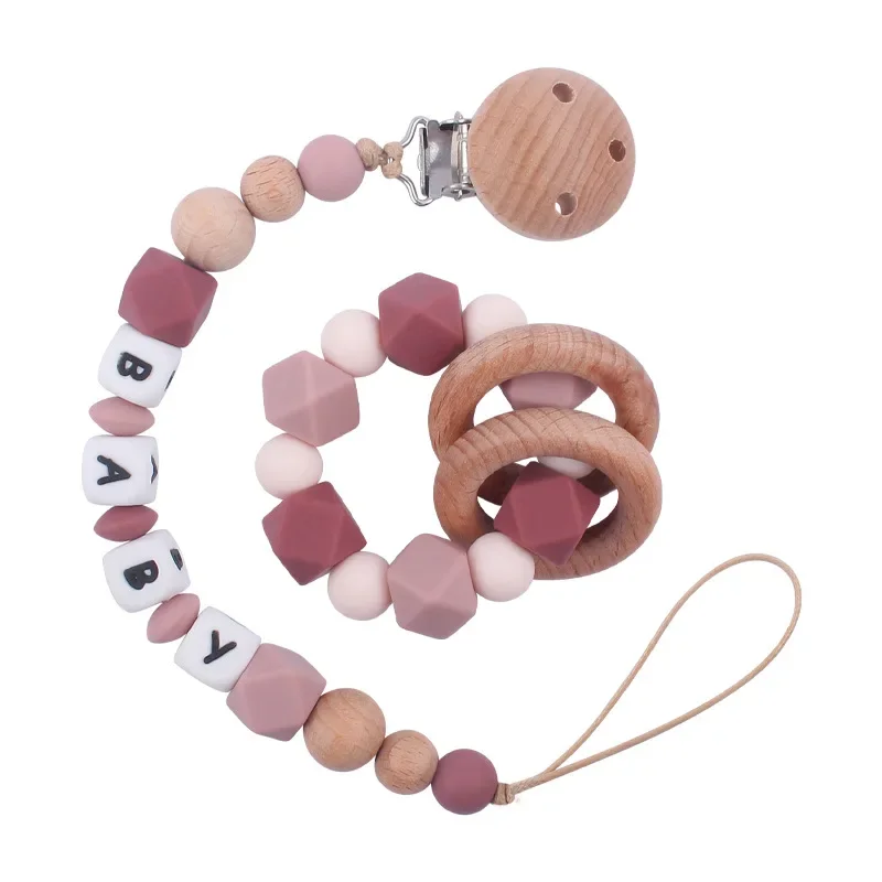 Baby Teethers - 2ps Custom Baby Pacifier Clip Personalized