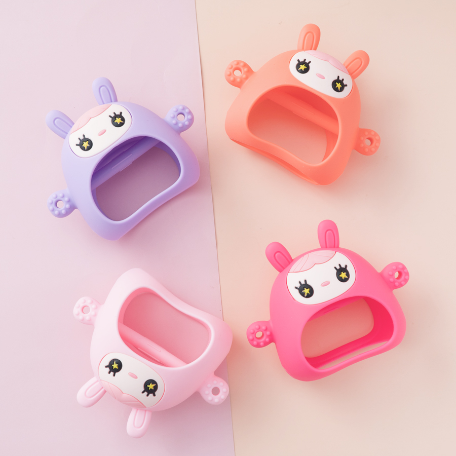 1PC Silicone Teether Toy BPA F - Teething Mitten Baby incelemesi ve fiyatı