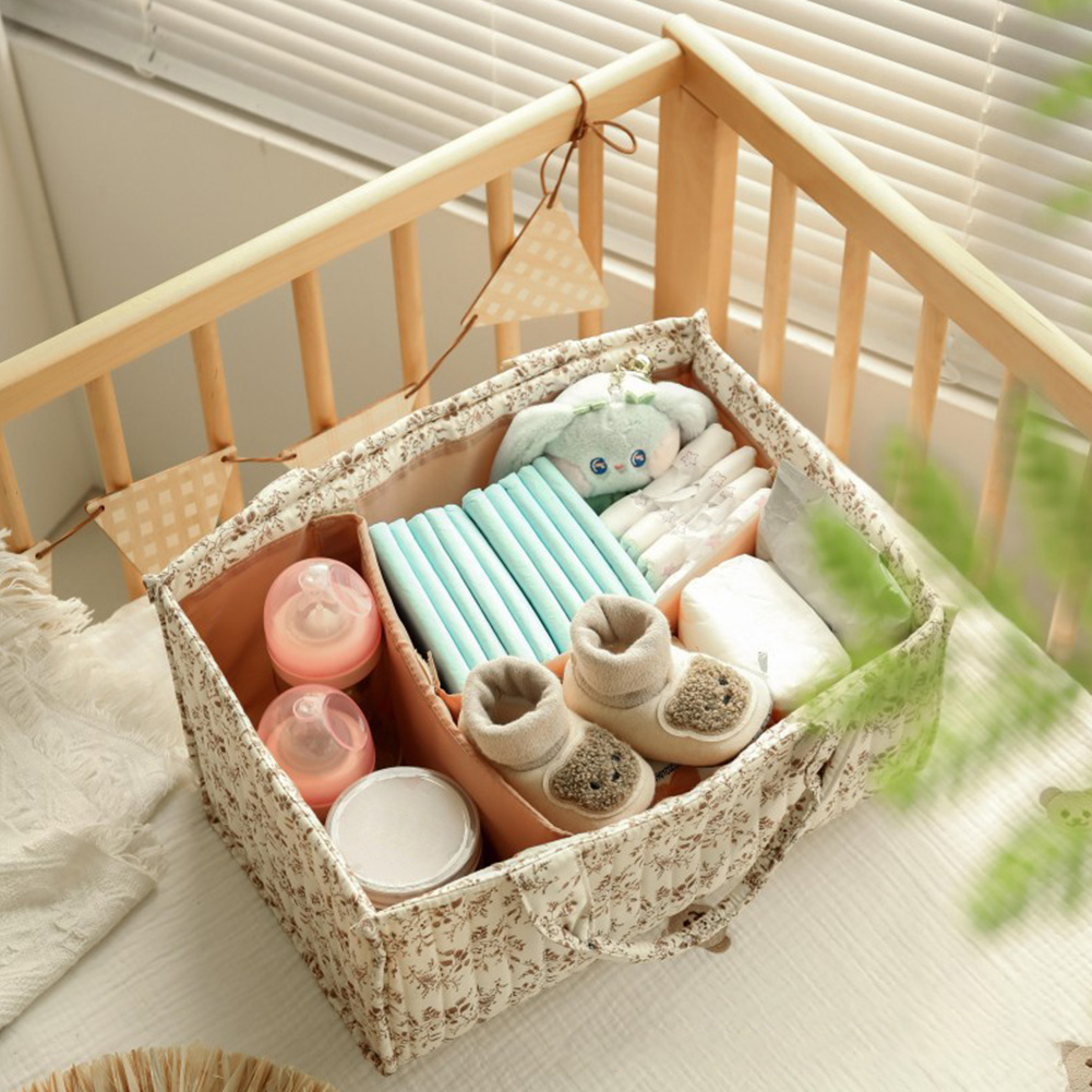 Floral Nursery Storage Basket  - Baby Products Essentials incelemesi ve fiyatı