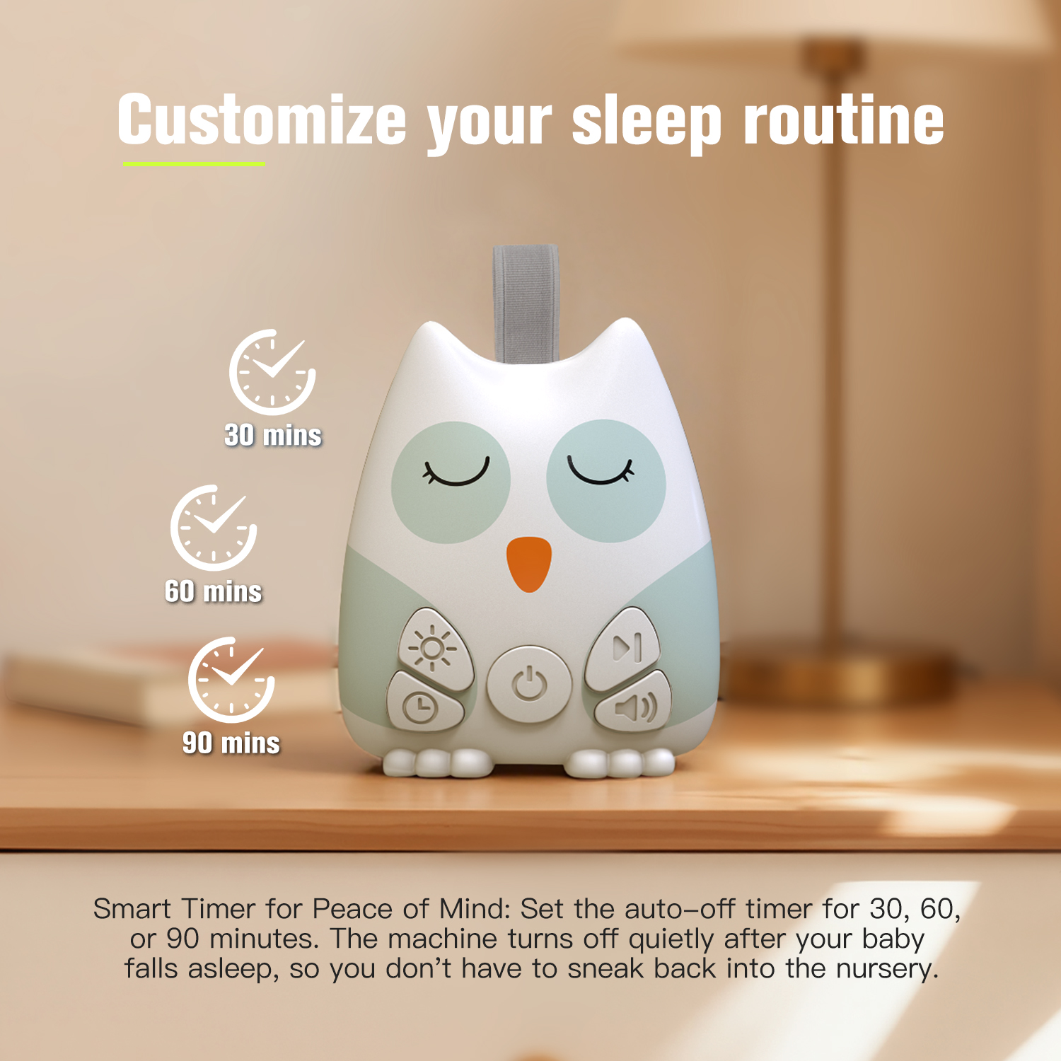 Portable White Noise Sound Mac - White Noise Machine Baby incelemesi ve fiyatı