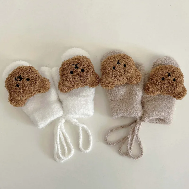 1-4Y Cartoon Bear Baby Mittens - Teething Mitten Baby incelemesi ve fiyatı