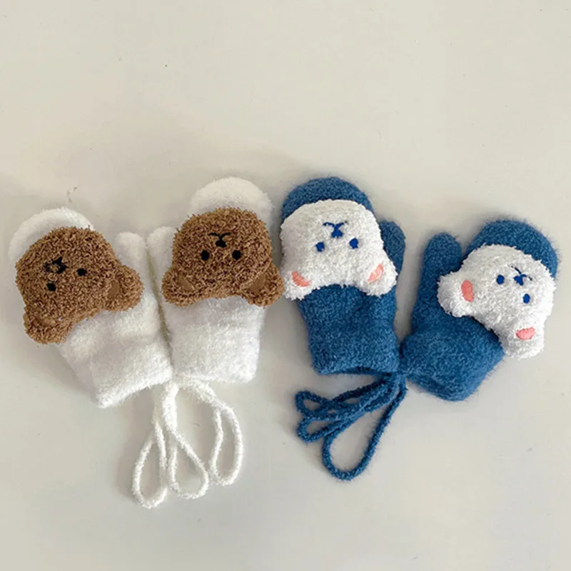 1-4Y Cartoon Bear Baby Mittens - Teething Mitten Baby incelemesi ve fiyatı