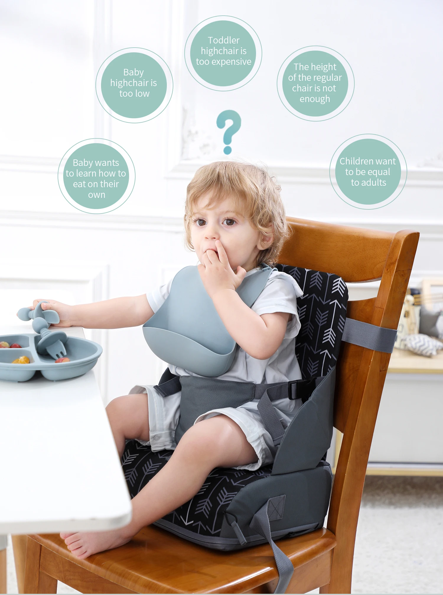 INSULAR Portable Foldable Anti - Baby High Chair Booster incelemesi ve fiyatı
