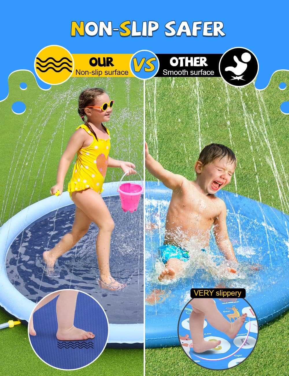 Non-Slip Splash Pad for Kids a - Play Mat incelemesi ve fiyatı