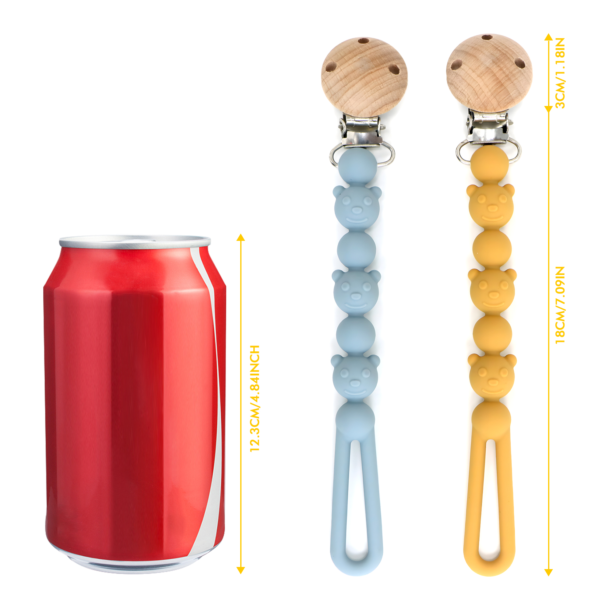 Silicone Pacifier Clips with O - Baby Products Essentials incelemesi ve fiyatı