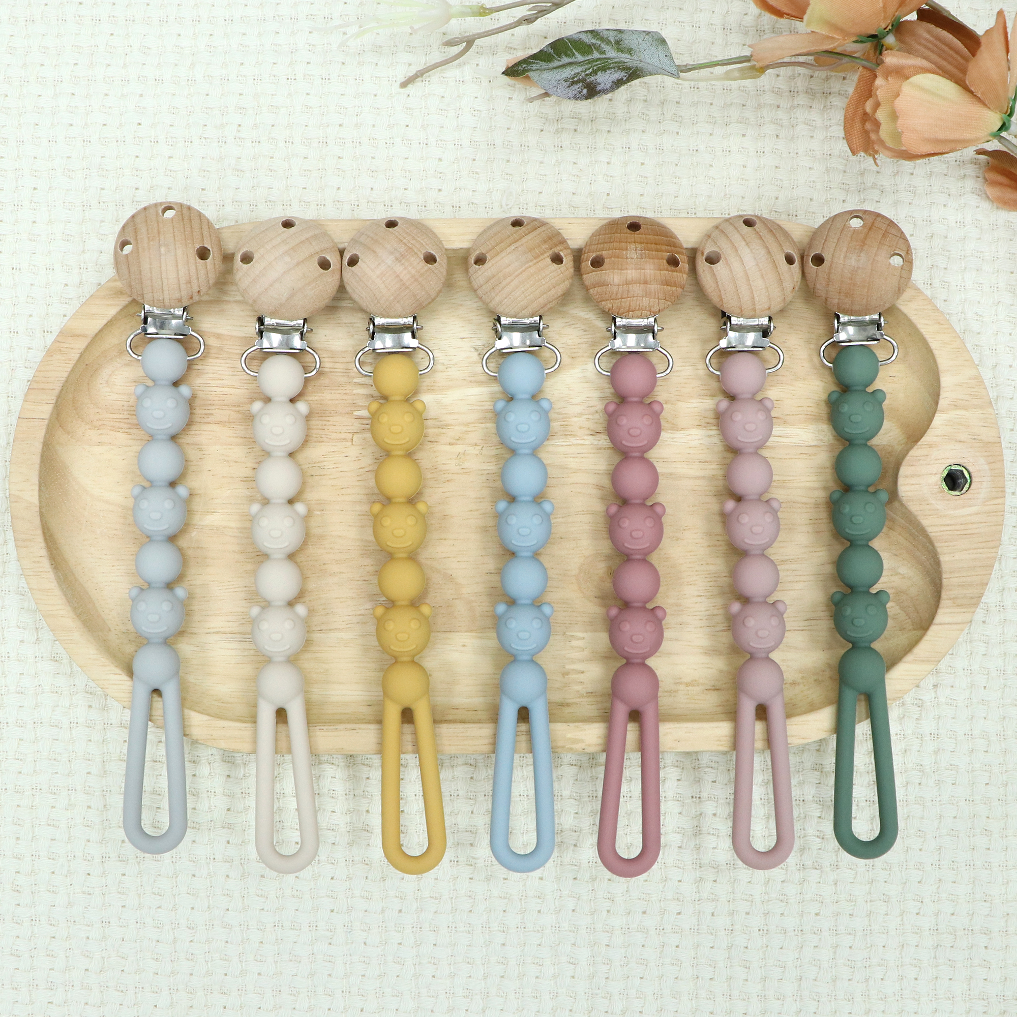 Silicone Pacifier Clips with O - Baby Products Essentials incelemesi ve fiyatı