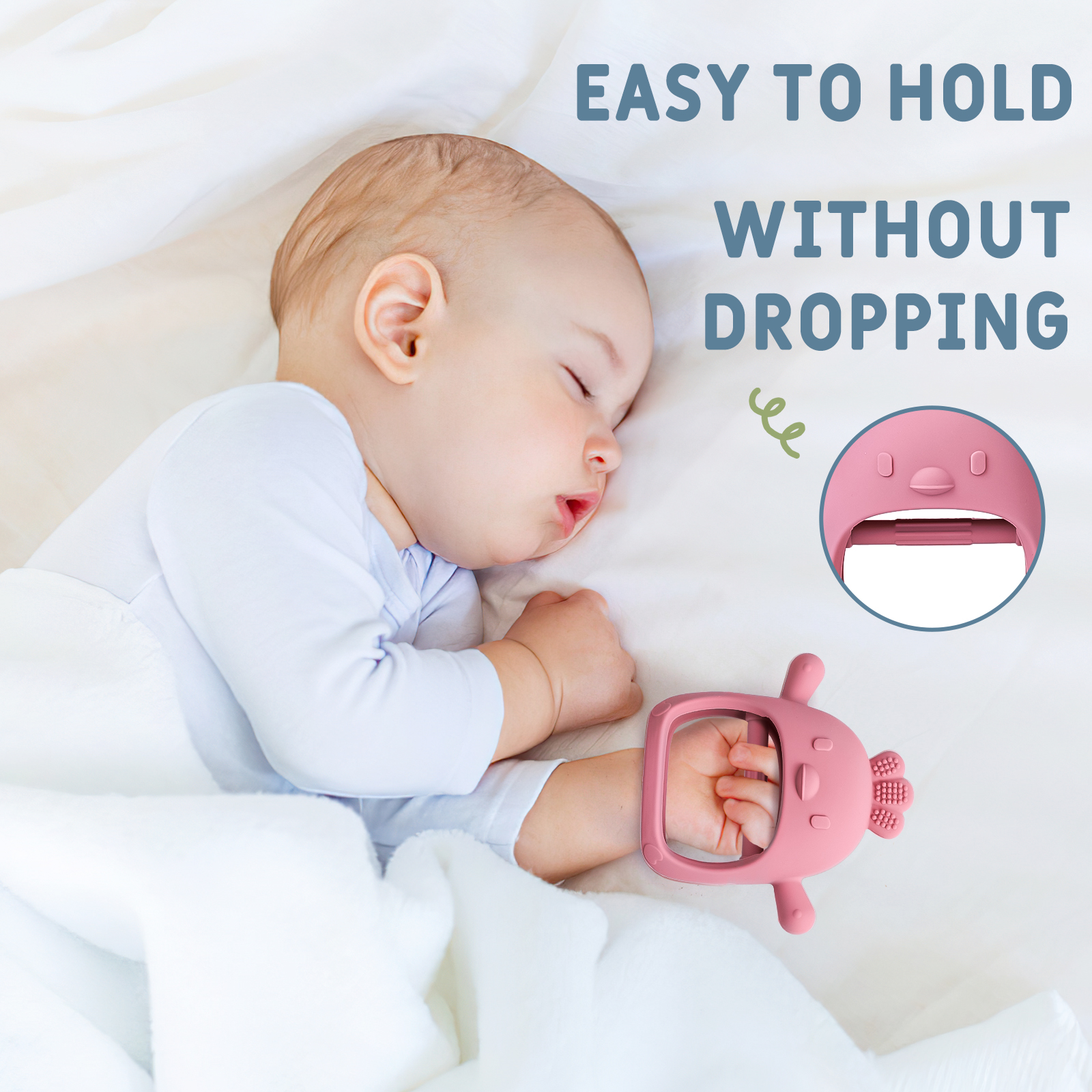 1PC Baby Teether Gloves Kids T - Teething Mitten Baby incelemesi ve fiyatı