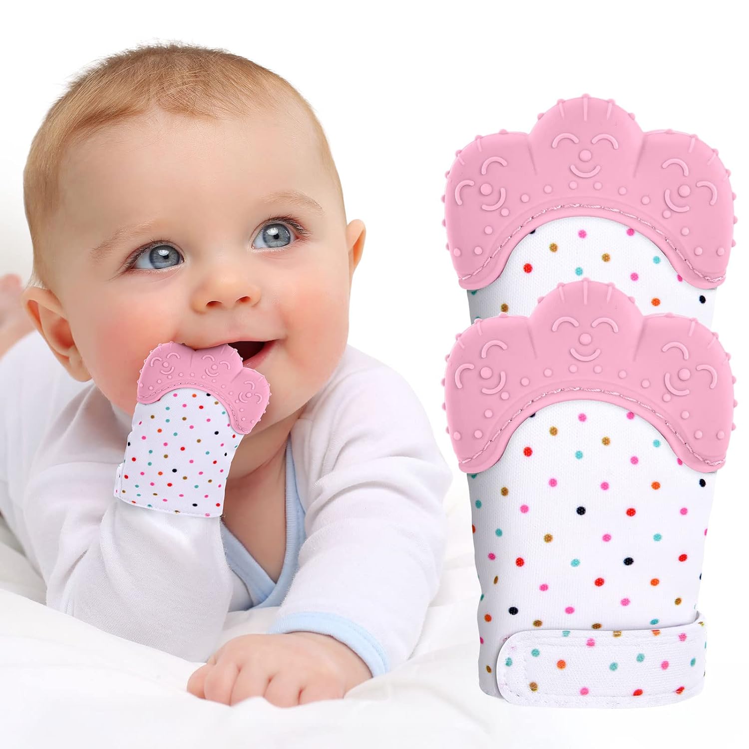 Food grade silicone Gloves Bab - Teething Mitten Baby incelemesi ve fiyatı