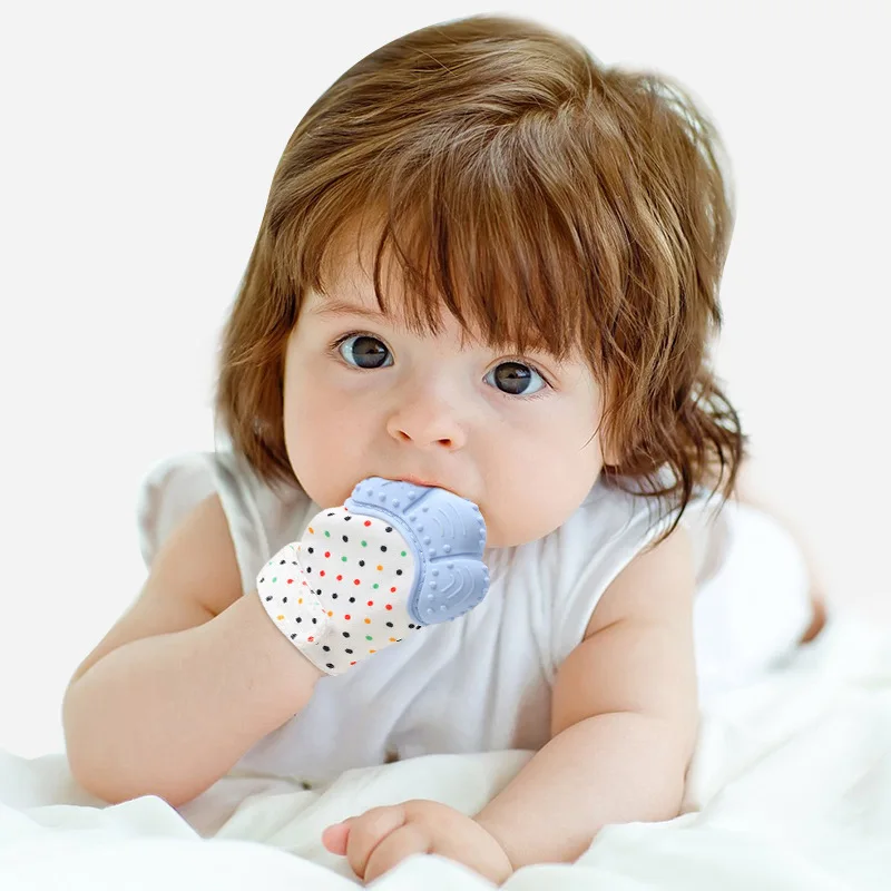 Food grade silicone Gloves Bab - Teething Mitten Baby incelemesi ve fiyatı