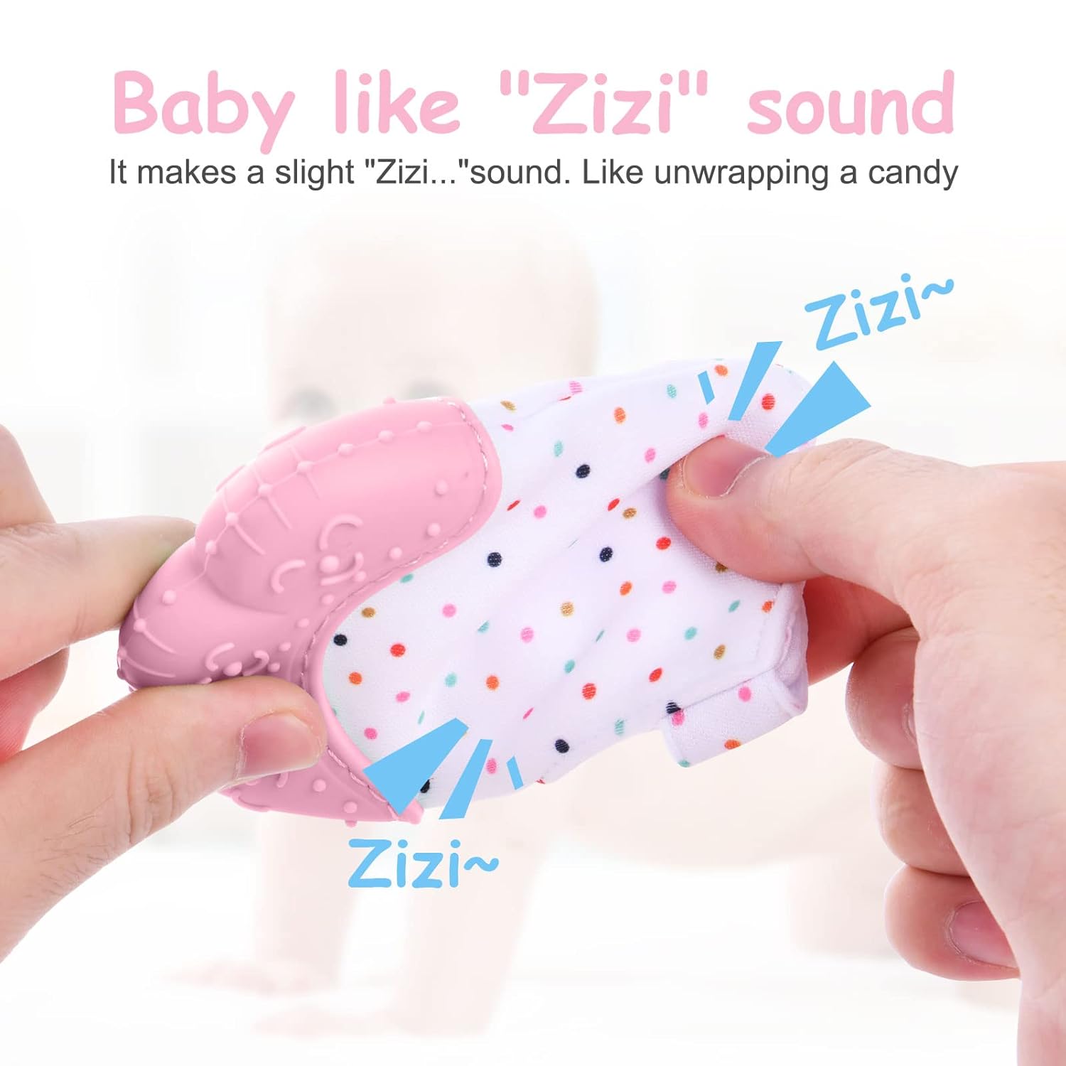 Food grade silicone Gloves Bab - Teething Mitten Baby incelemesi ve fiyatı