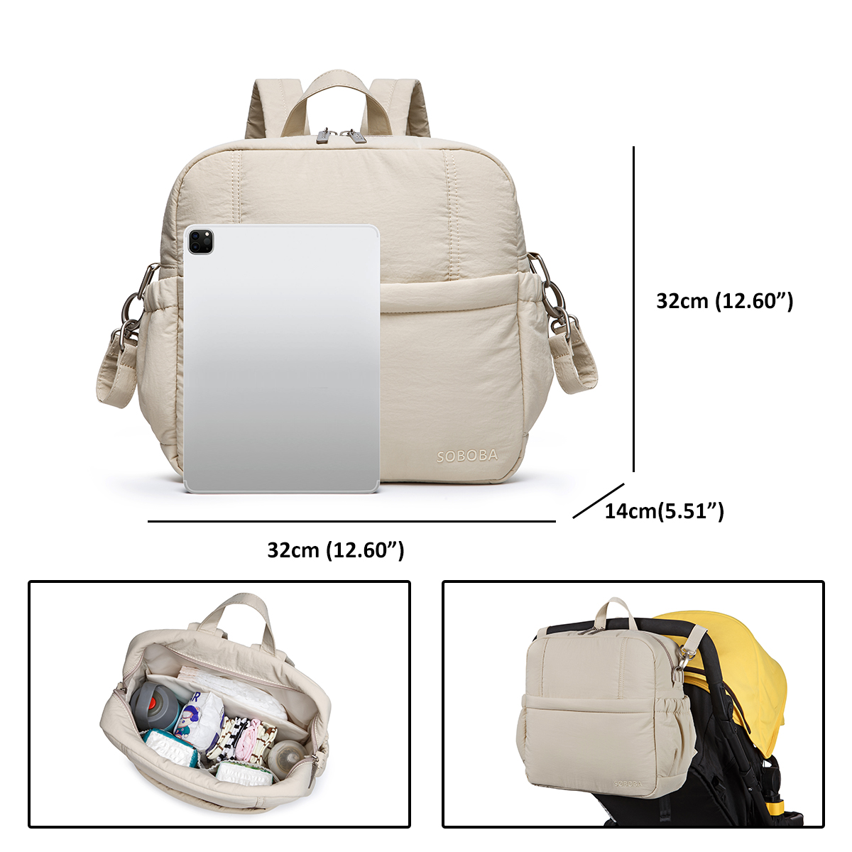 Soboba Large Capacity Diaper B - Baby Products Essentials incelemesi ve fiyatı