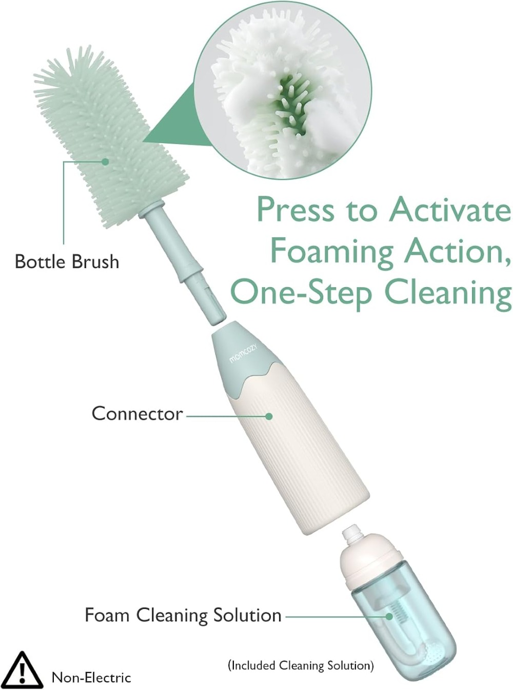 Bottle Brush Kit with Push-Pre - Baby Products Essentials incelemesi ve fiyatı