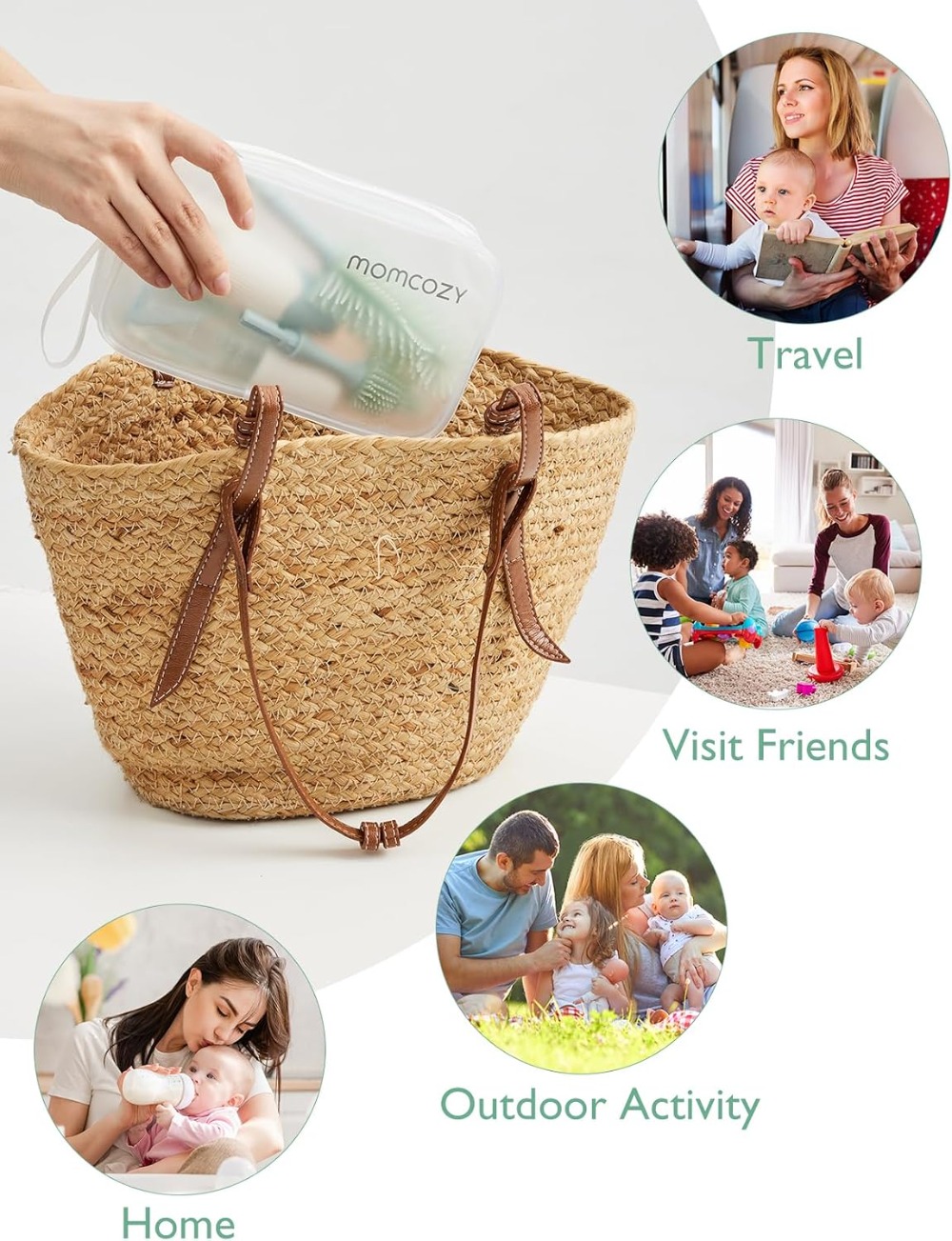 Bottle Brush Kit with Push-Pre - Baby Products Essentials incelemesi ve fiyatı