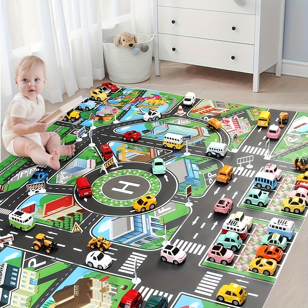 1pc, City Traffic Play Mat, La - Play Mat incelemesi ve fiyatı