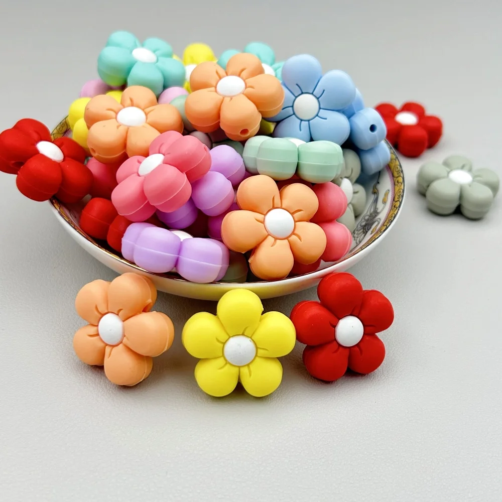 10PC Baby 11 Colors Flowers Be - Baby Teethers incelemesi ve fiyatı
