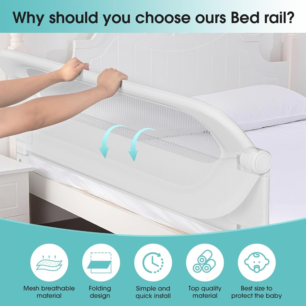 Baby Bed Rail Guard for Toddle - Baby Products In incelemesi ve fiyatı